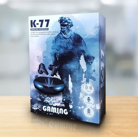 هدفون بی سیم مدل K77 TWS5 مشکی