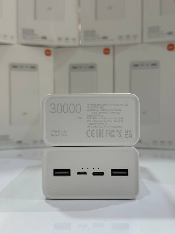 پاوربانک شیائومی مدل PB3018ZM ظرفیت 30000 اصل