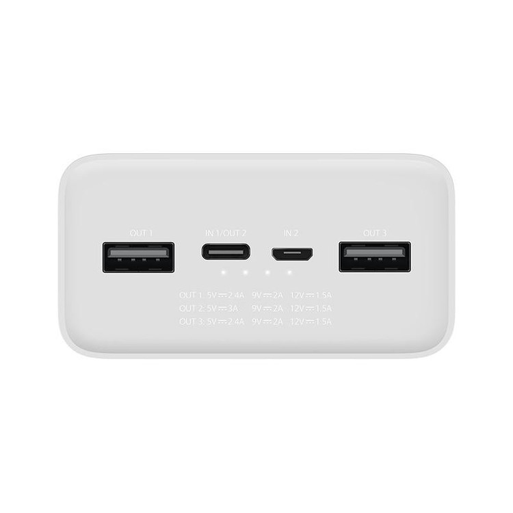 پاوربانک 30 هزار میلی آمپر شیائومی مدل Mi PB3018ZM