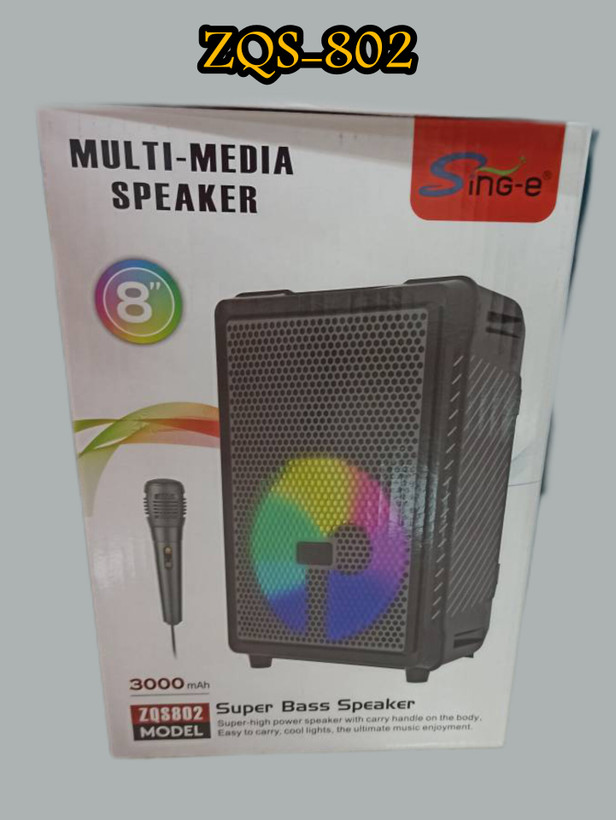 اسپیکر چمدانی شارژری ZQS 802