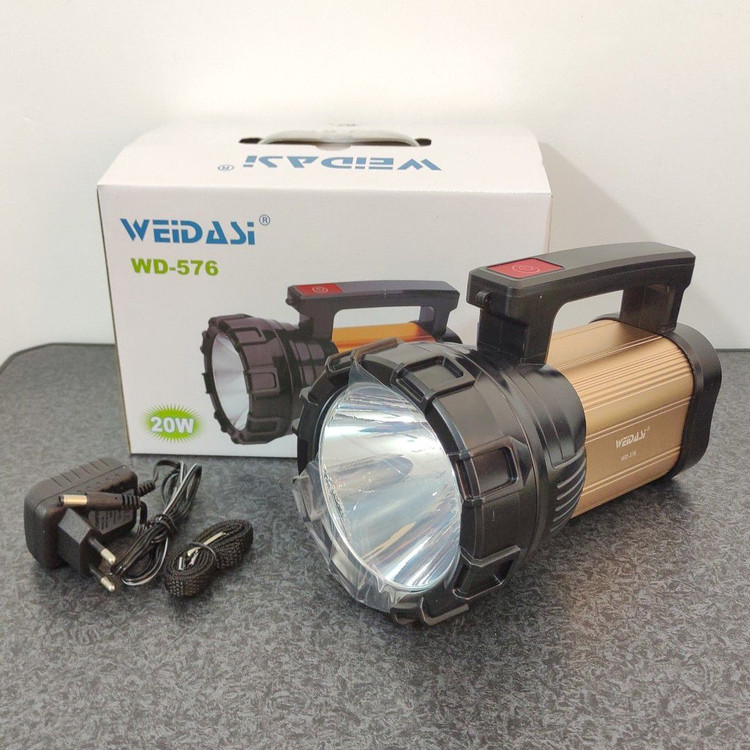 چراغ قوه دستی ویداسی مدل WD576 با نور LED مهتابی