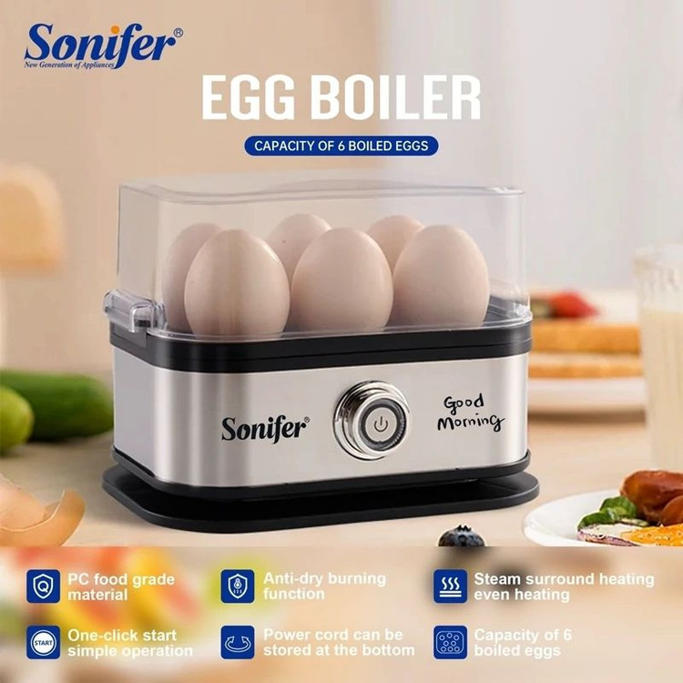 تخم مرغ پز سونیفر اصلی تخم مرغ آب پز کن سونیفر تخم مرغ پز sonifer شش عددی egg boiler