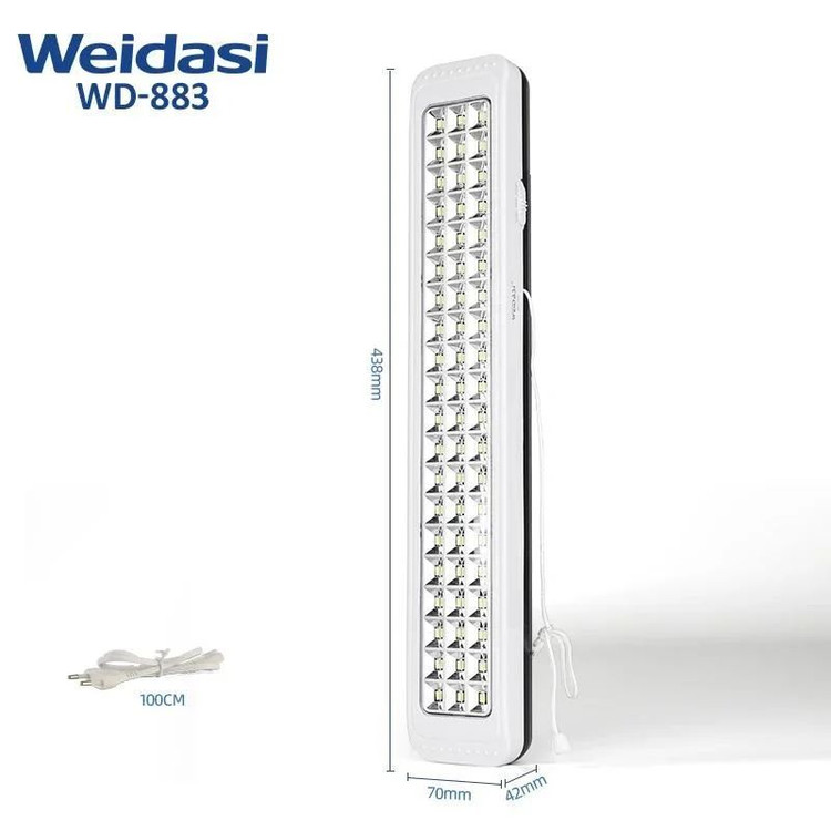 چراغ اضطراری ویداسی مدل WD-883 رنگ سفید مهتابی