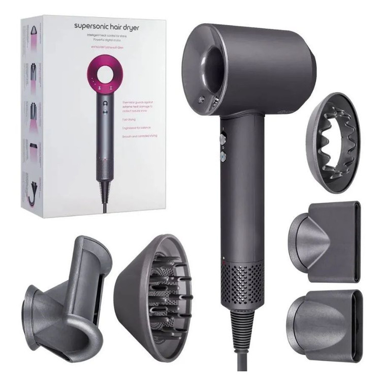 سشوار حرفه ای طرح دایسون مدل Leafless Hair Dryer پنج سر