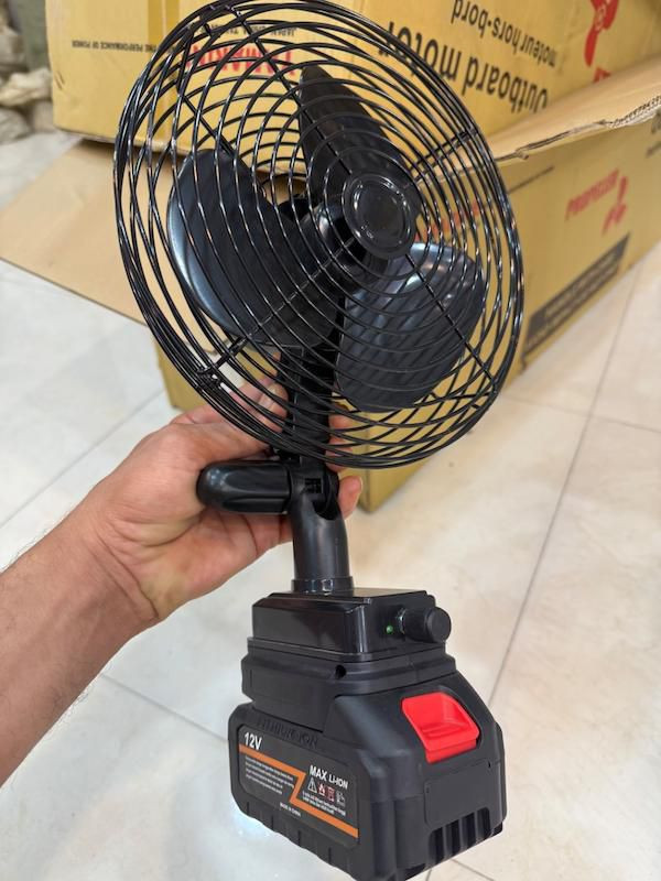 پنکه شارژی لیتیومی مدل ZL-8 مشکی
